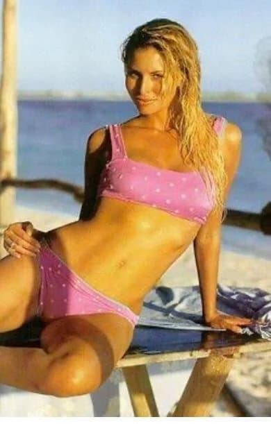 Click to view full size Beautiful blonde supermodel Niki Taylor is perfect jerk meat for old school fapping.