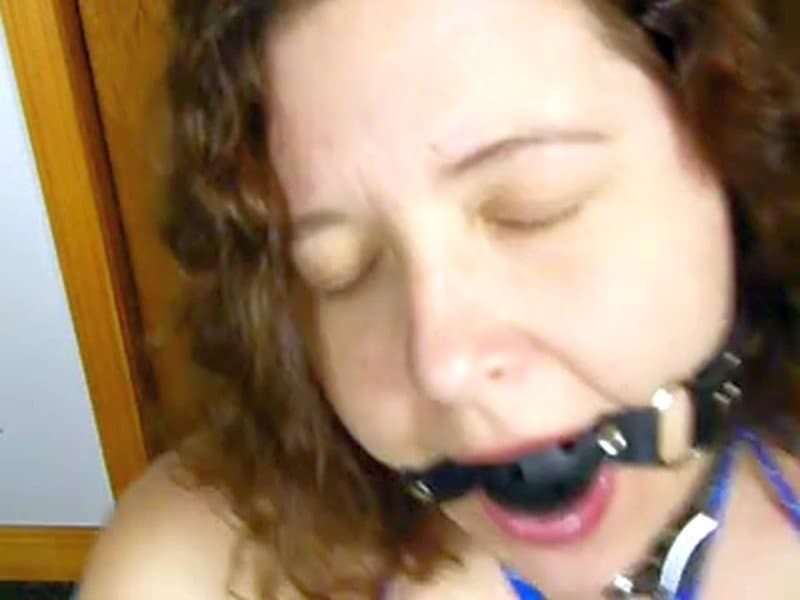 Property of Master - Spit Shine Ball Gag Face Porn 1