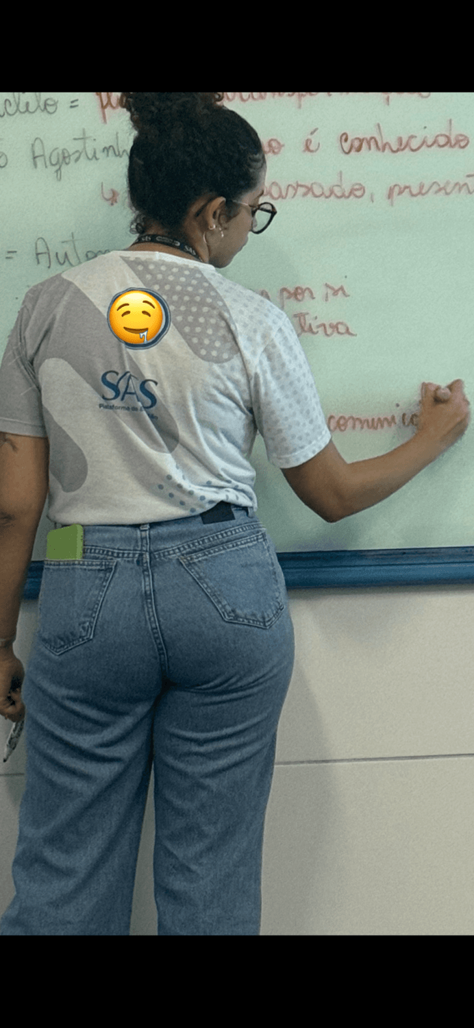 professora magrinha do bundão