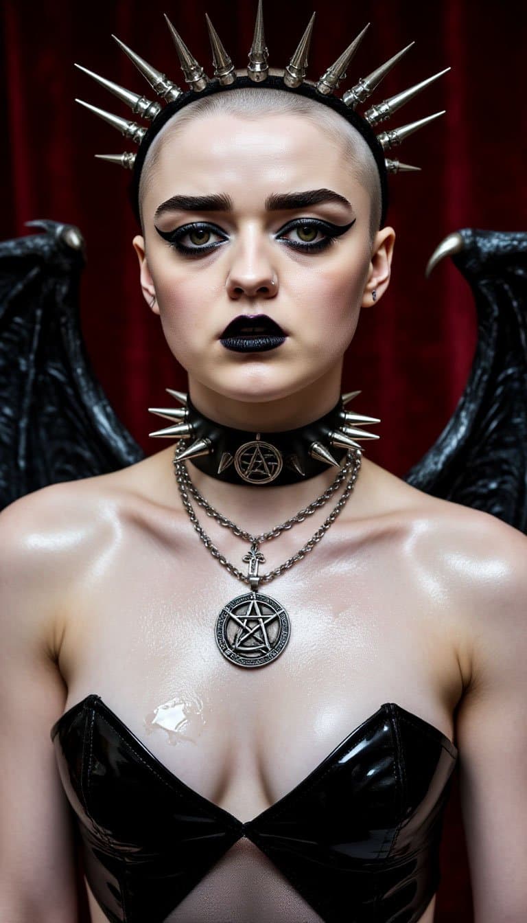 Click to view full size Satanic Succubus (Maisie Williams)
