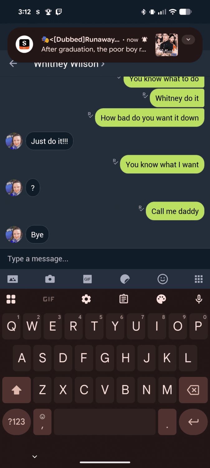 This bbw teacher slut whitney wilson go message this slut kik in the album