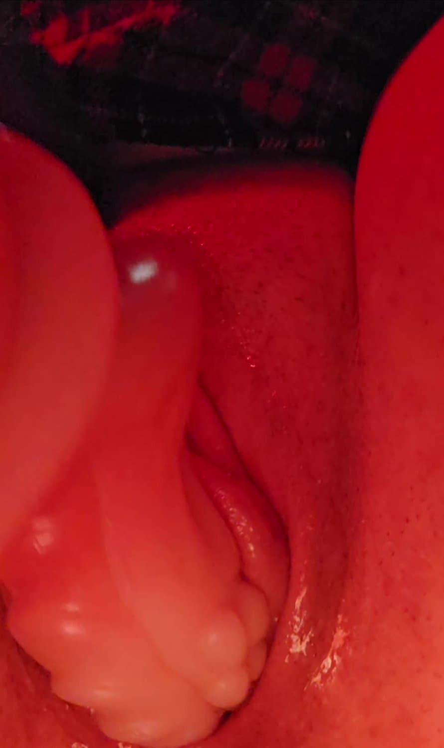 Fucking my pumped wet pussy with knot dildo. KIK LickMySwollenPus