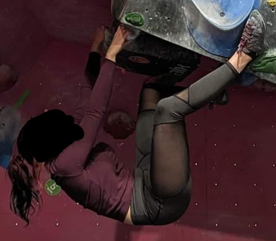 SIL was teasing me with her feet and thighs. Love her tanlines and long toes