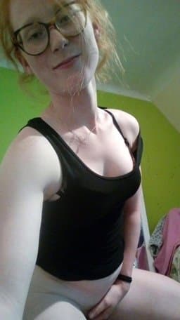 Nerdy Hairy Redhead Slut Lisa Loves Cock