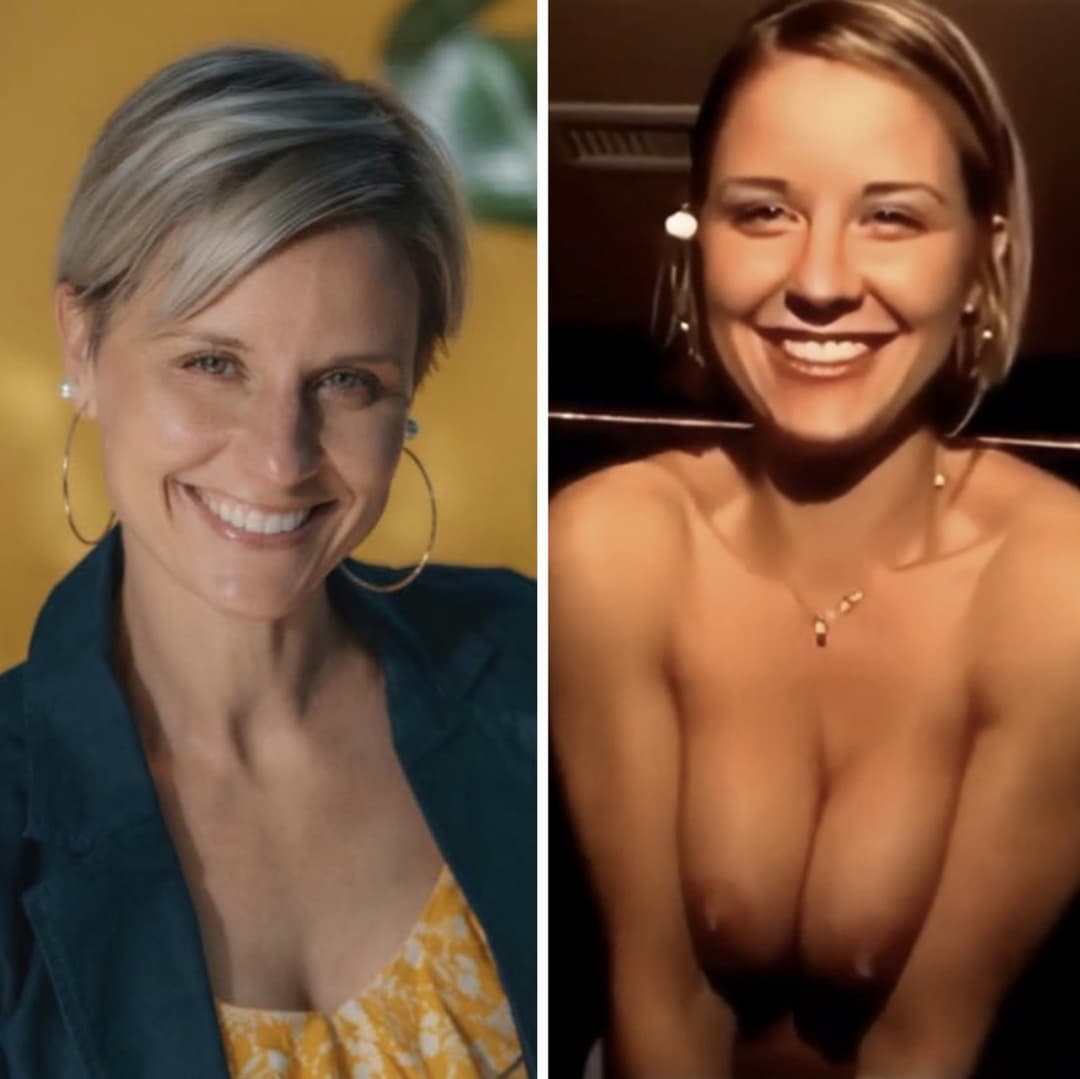 Cute milf nervously shows off some tits and ass, and ends up on a G G W DVD forever