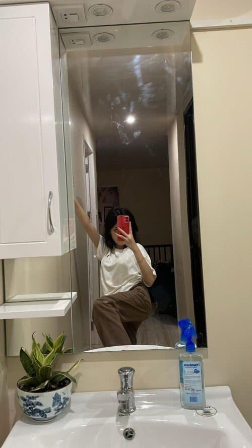 Very Tiny Asian Teen Abg slut gets her nudes leaked. Small tits are so cute! Ahegao Face