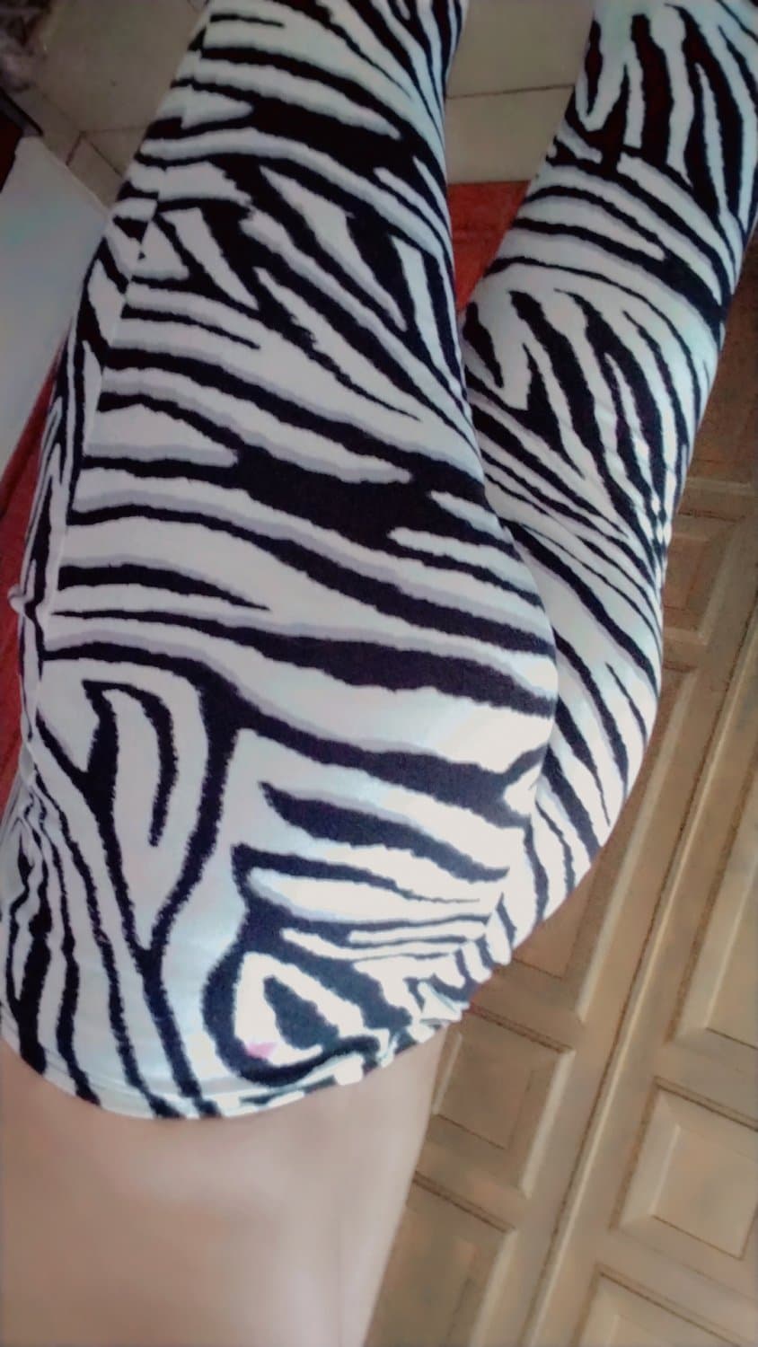 Culo en pijama de cebra