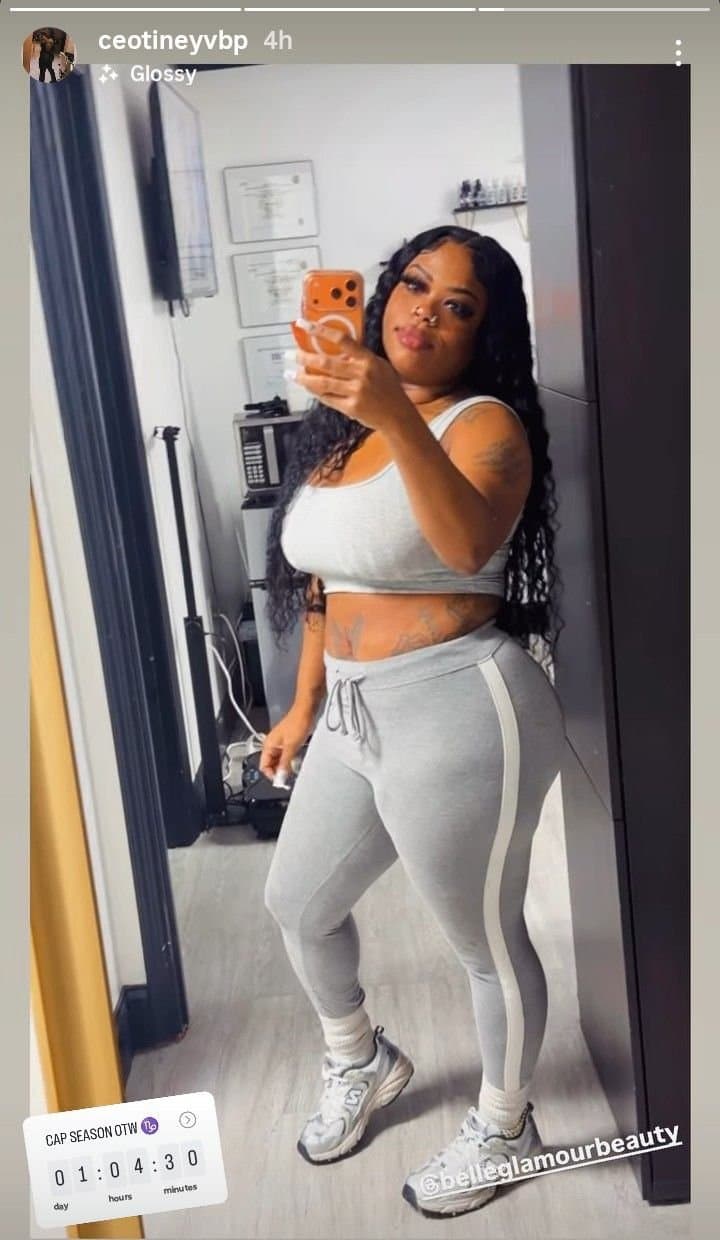 West Orlando Florida ebony bbw & Nail tech tiney sucking dick and taking backshots leaked