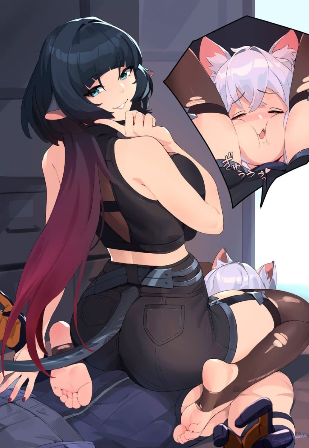 Click to view full size Best Hoyo Feet ? ? ? ? | Jane Doe From ZZZ " Zenless Zone Zero "