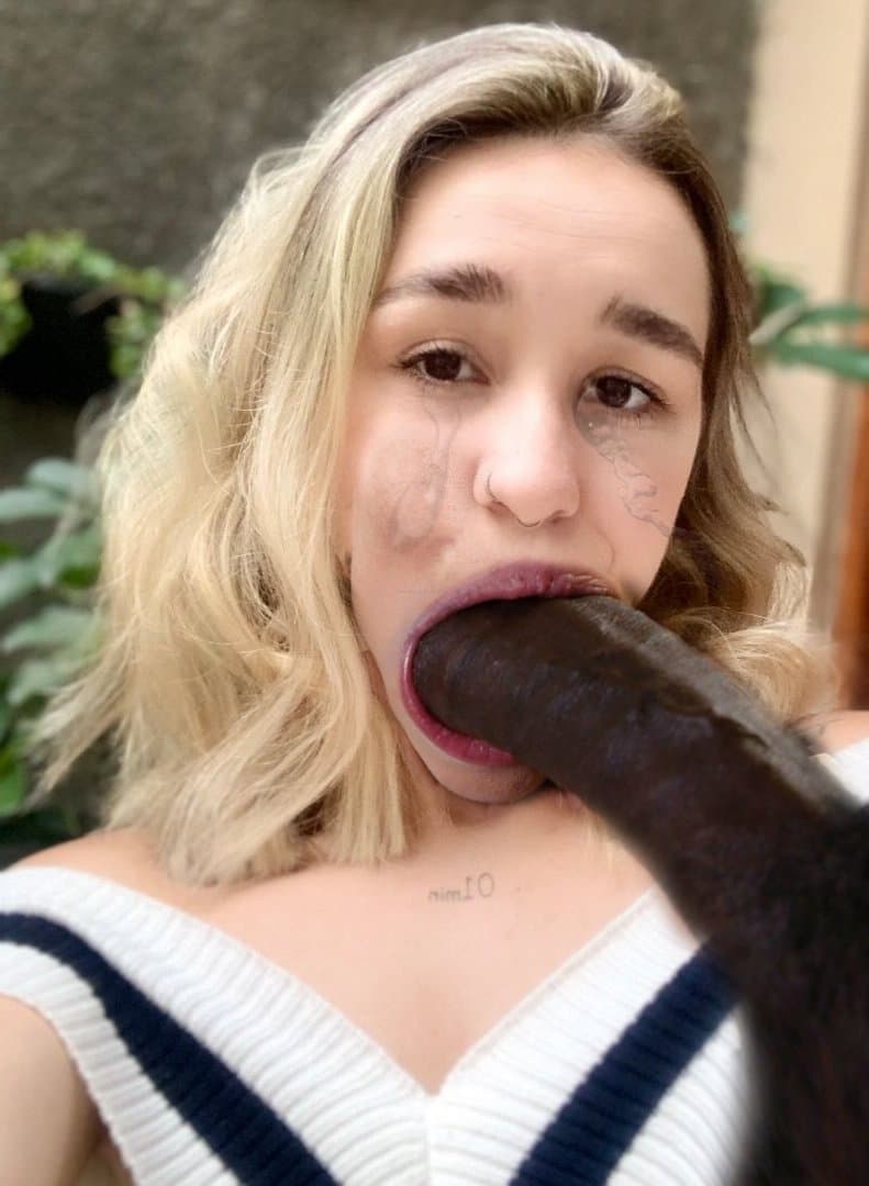 AI Collection of my crush Julia sucking cock and getting nude hot blowjob bj