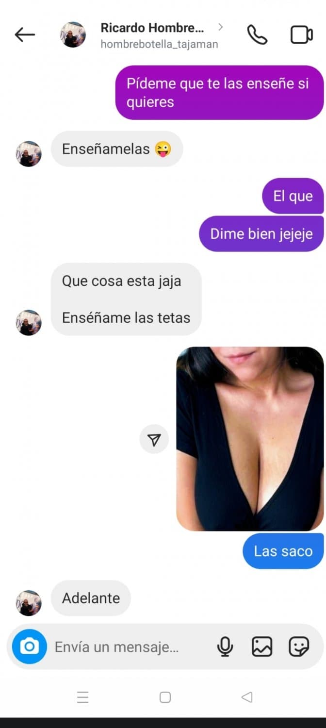 La exmujer de un amigo le escribe y el amigo se lo goza con la cerda (María Jesús Mata)