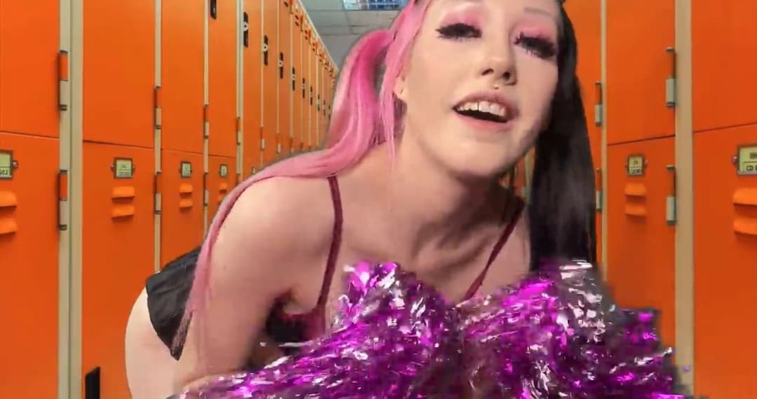 Goth pigtail countdown. Cum for her and shot your shot to score!