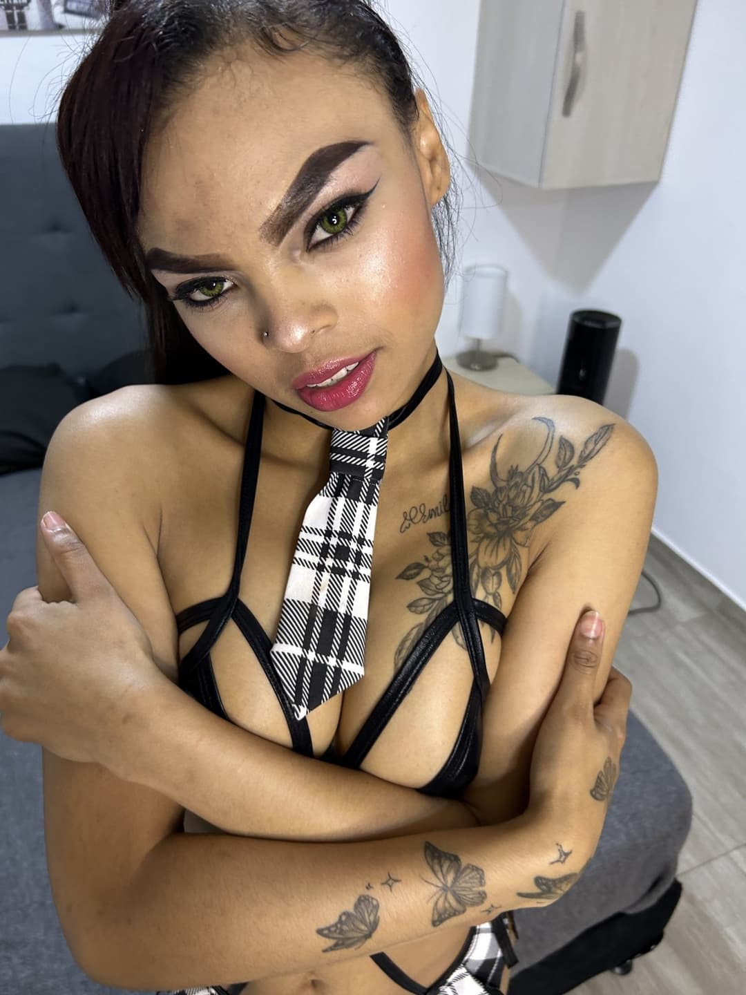 Celeste Puffy Nipple Latina Casting Couch