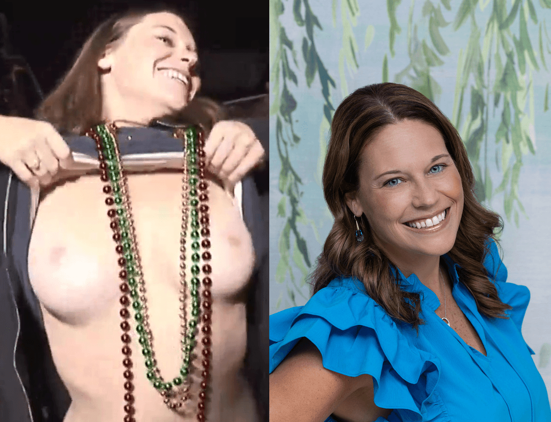 Saying she wanted to be a future politician did not stop Megan from showing her tits at mardi gras