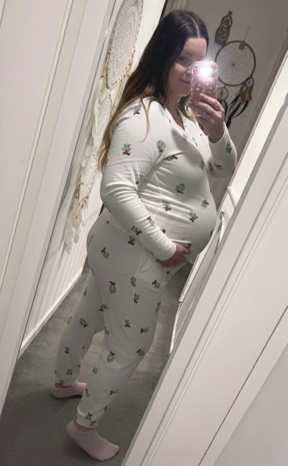 This pregnant slut can’t wait to get wild with you