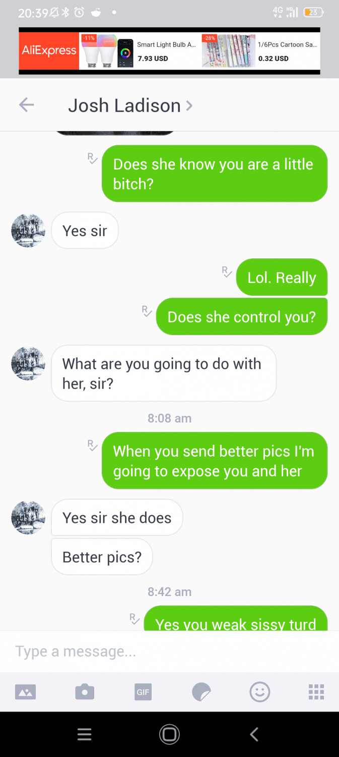 Owned Scottish husband shares his wife. Kik included
