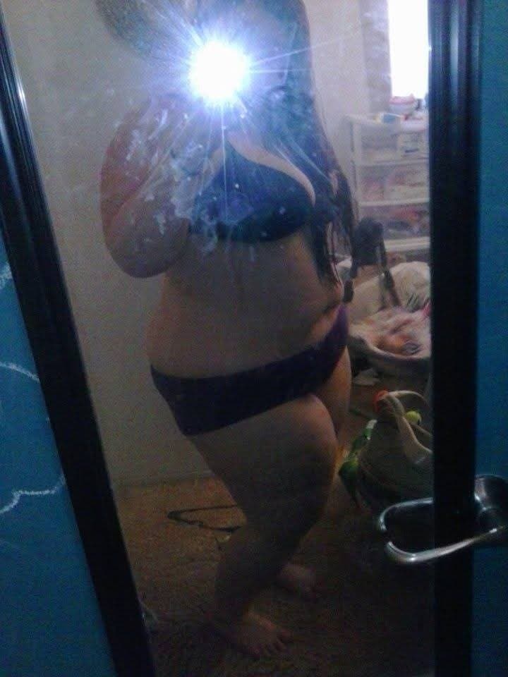 Filthy white trash BBW cumdump slut Justice