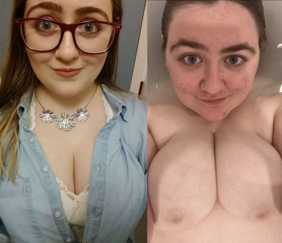 Husband shares his wife’s big tits