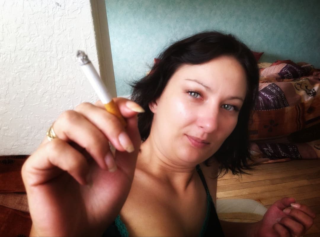 Diana, with the fucking Smoking fetish