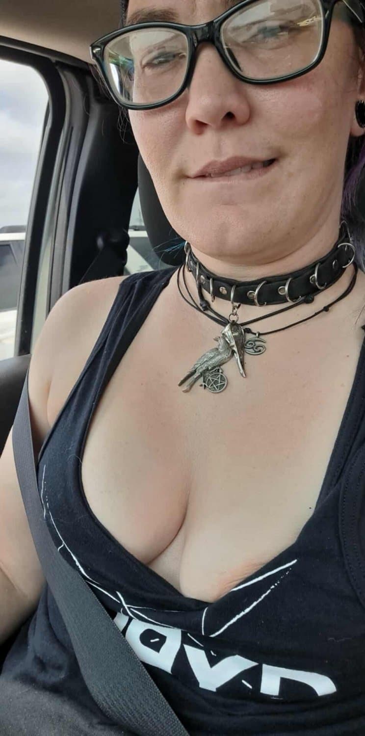 Amy cant even stop thinking about cock while driving