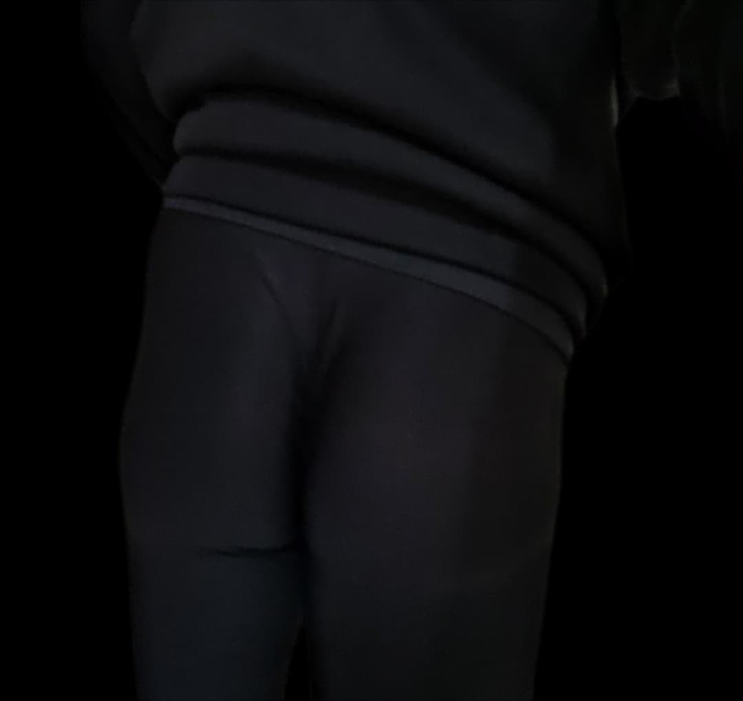 My Bubble Butt in Shiny Black Leggings