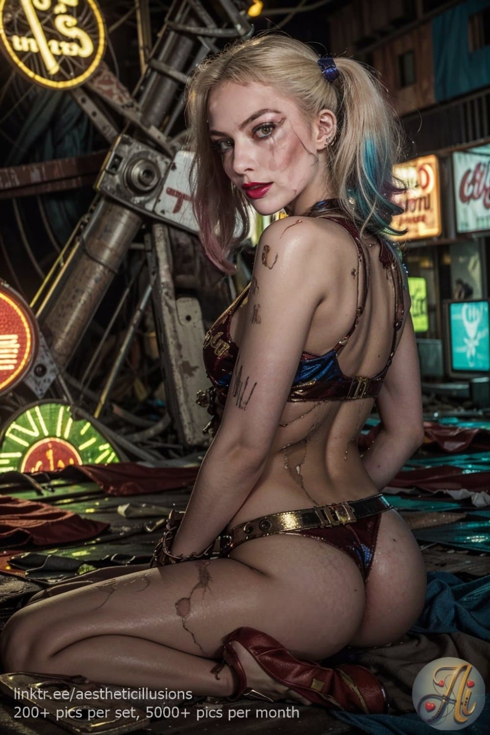 Margot Robbie Harley Quinn ai deepfake nudes pt3