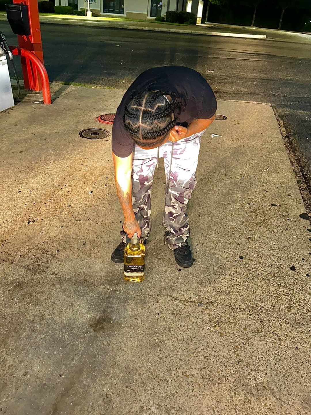 Black Tomboy Ebony black dyke stud midget Hoodrxch P2