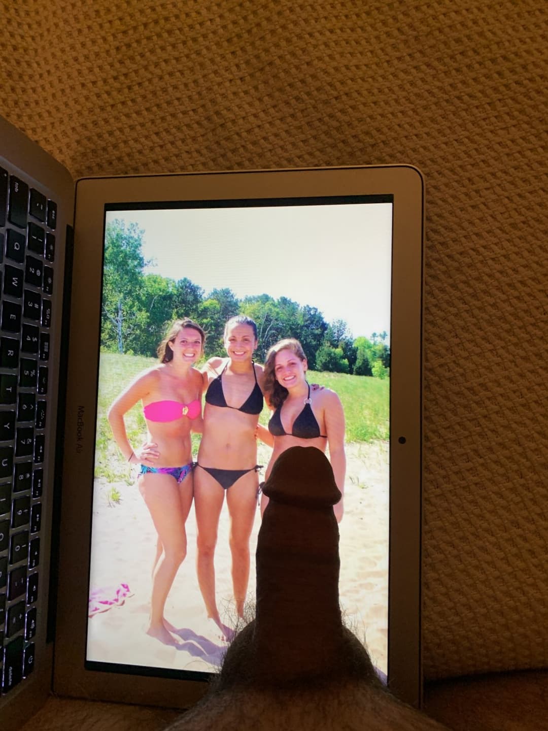 Cocking and Cumming Bikini Girls!