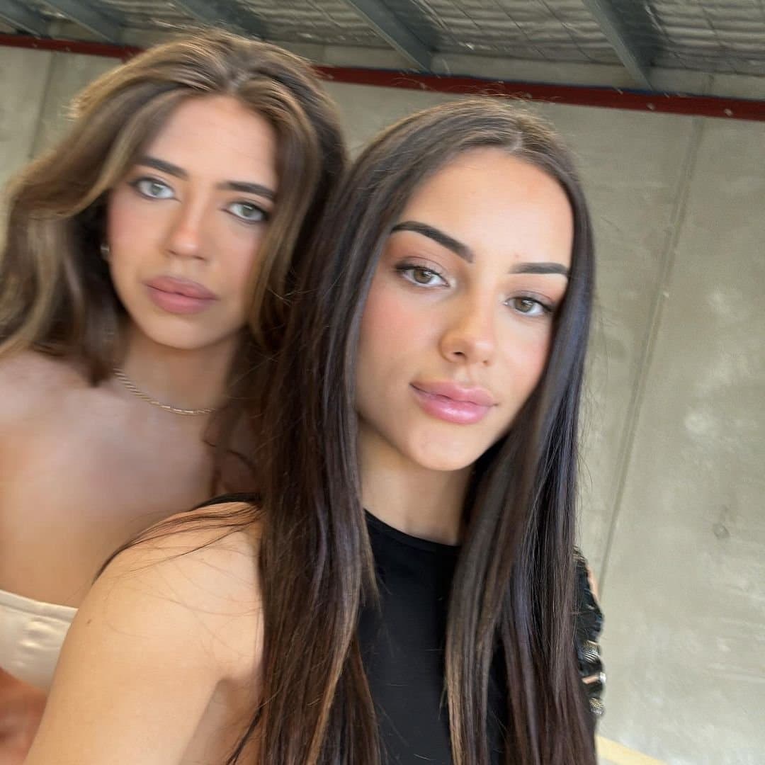 Click to view full size Hottest college brunette bends over