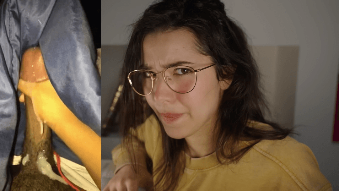 showing asmr glow my bbc nut vid in class! her first time ;)