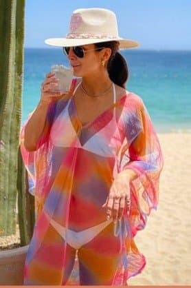 News reporter Kaitlan Collins shows off her slutty bikini beach body and a whore fuck me mouth