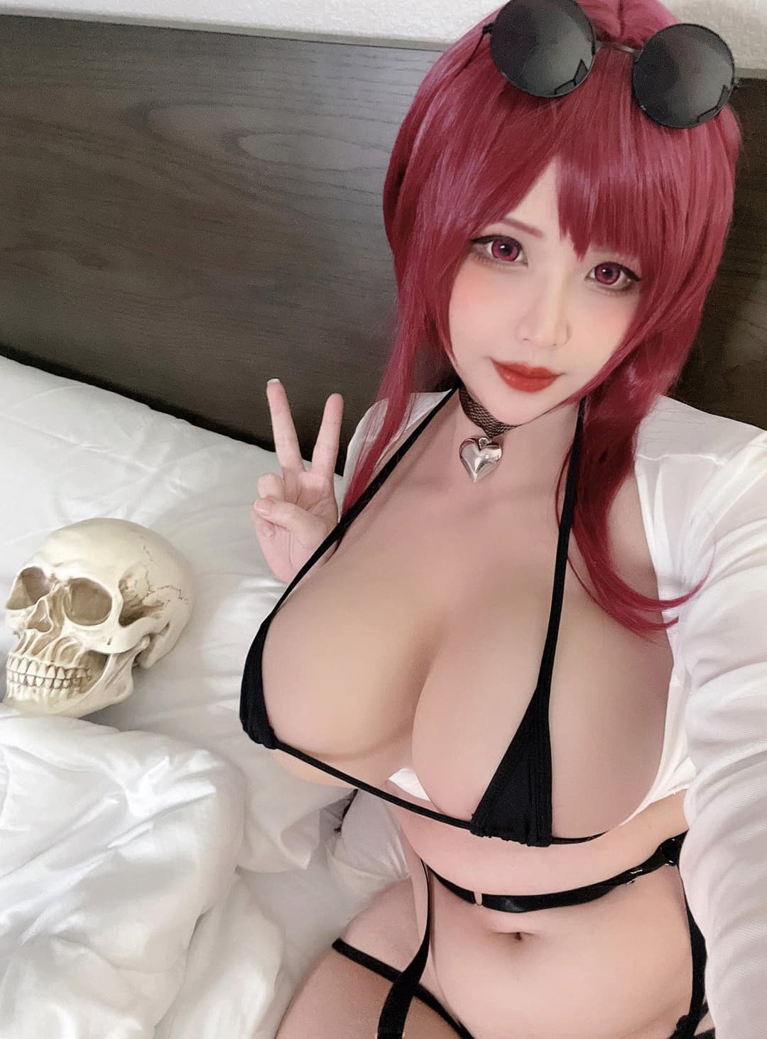 Click to view full size Hana Bunny - Kafka Lingerie (Honkai Star Rail)