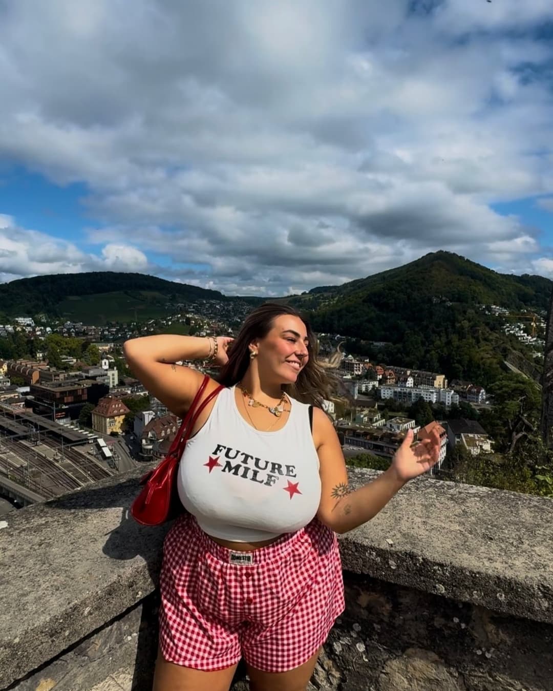 Tits sitting in nice tops 5