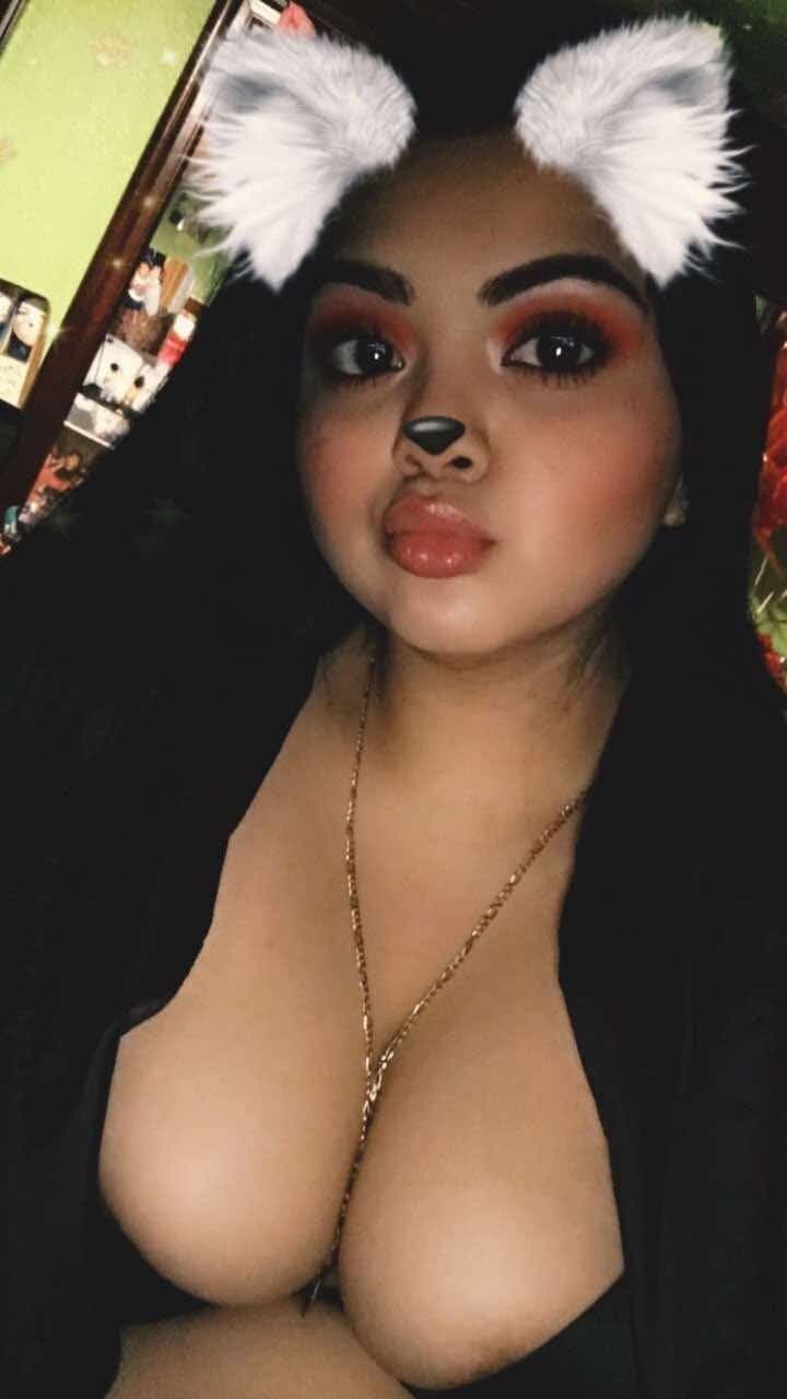 Would you fuck this big tit slut?