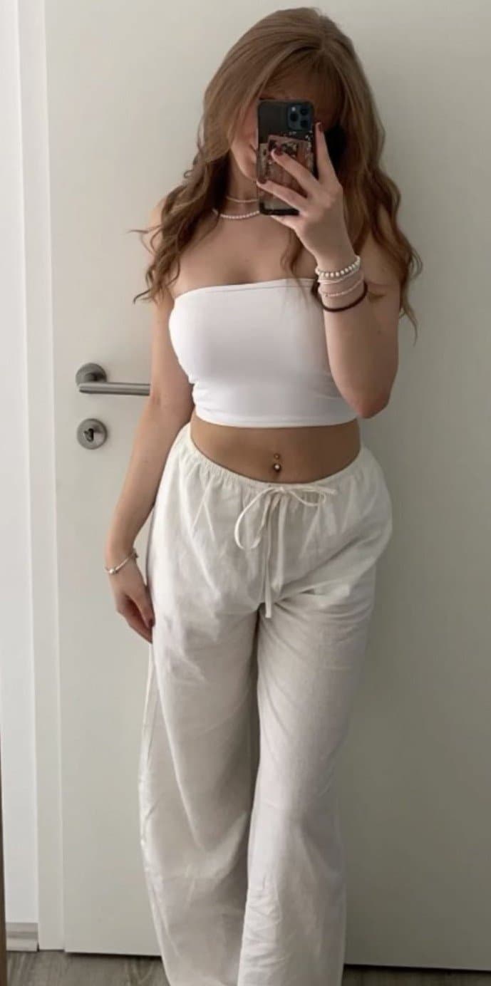 Blonde IRL Hannah has a tight sexy body. This little thing has nice ass and face made for jizz