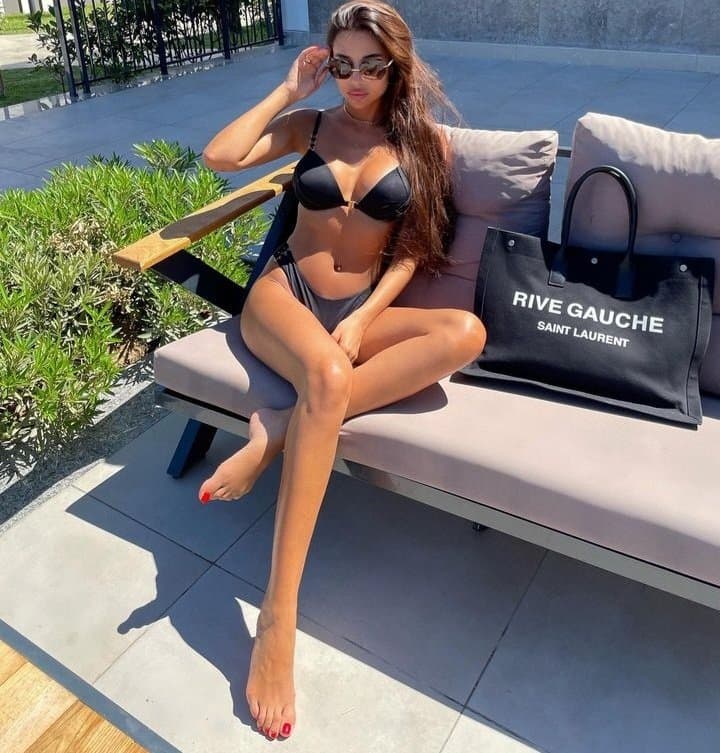 Russian sexy glamour feet pedicure woman alona