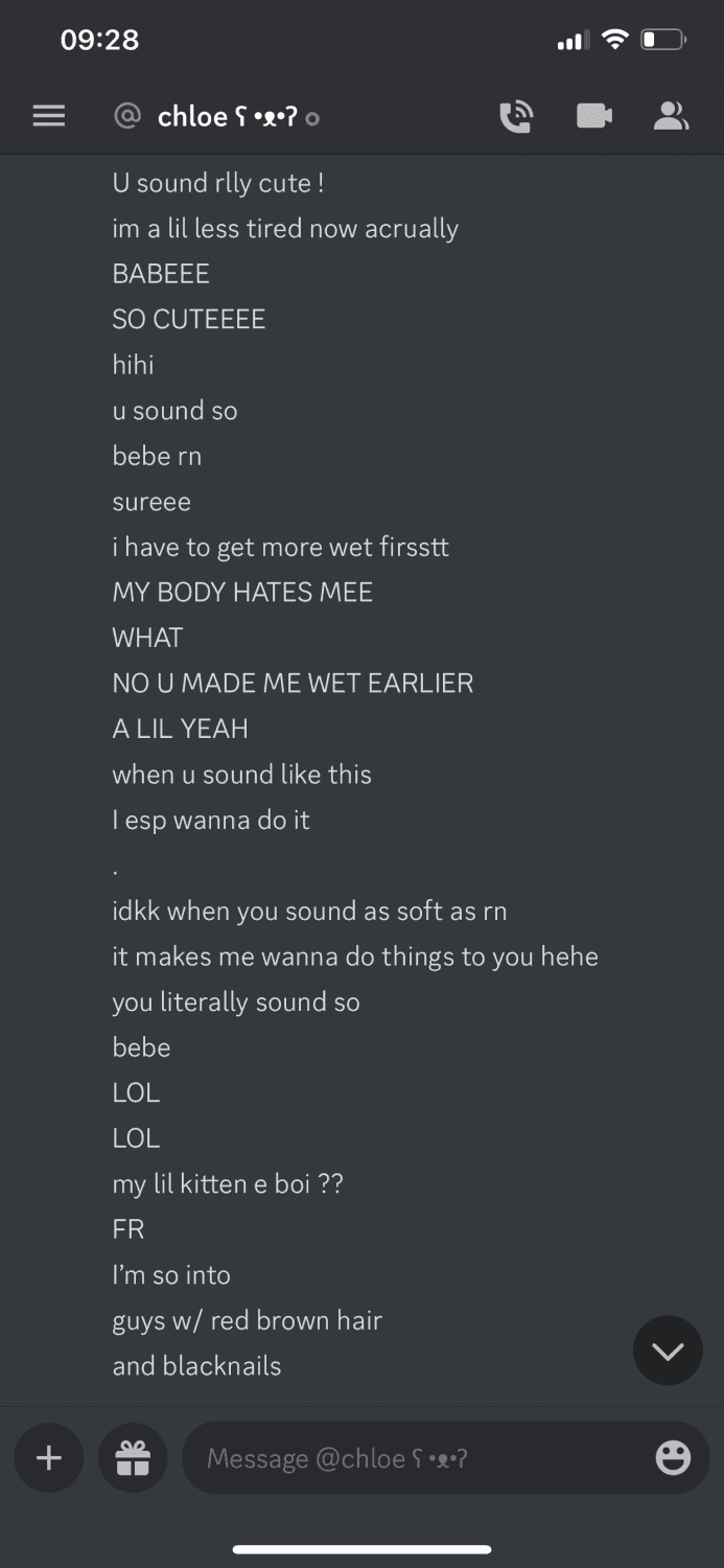 korean teen discord kitten chloe uni student