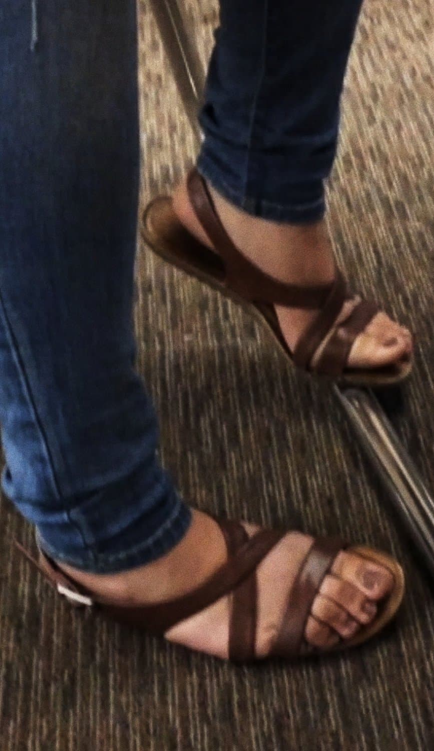 Classroom Under Desk Latina Foot Spy Creepshots