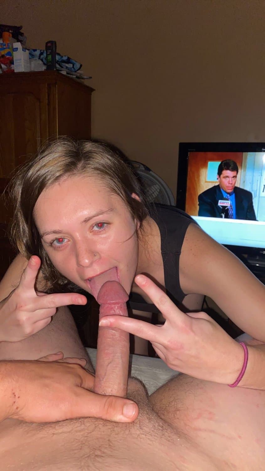 She loves when I pull her pants down n bend her over pounding her sexy ass