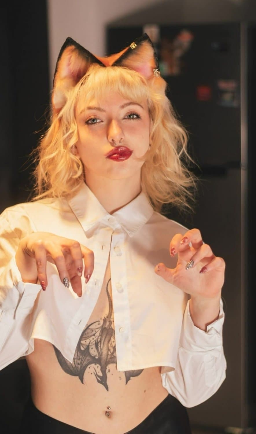 Come closer and hear me purr, but be careful—I bite