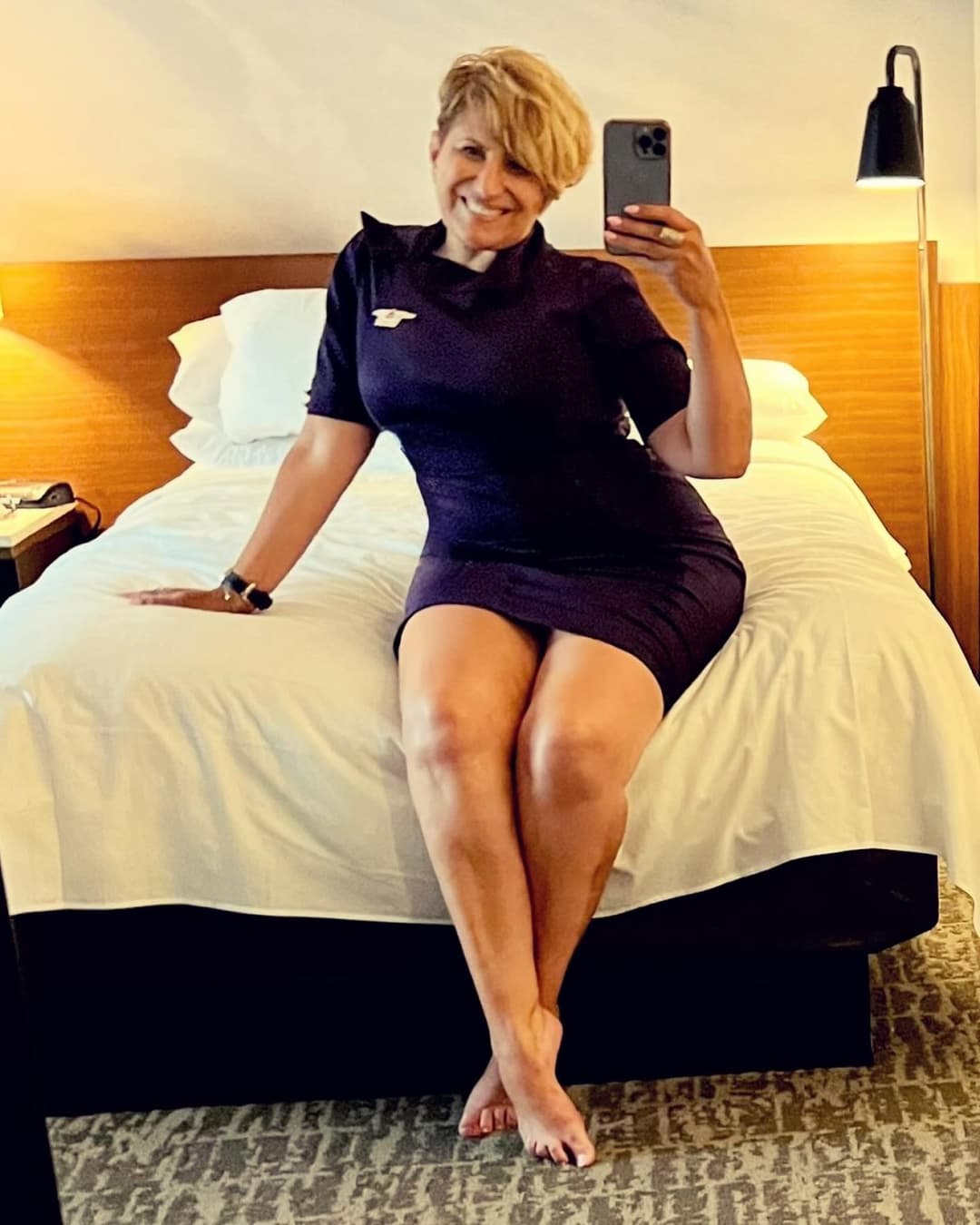 Thick Gilf flight attendant 3
