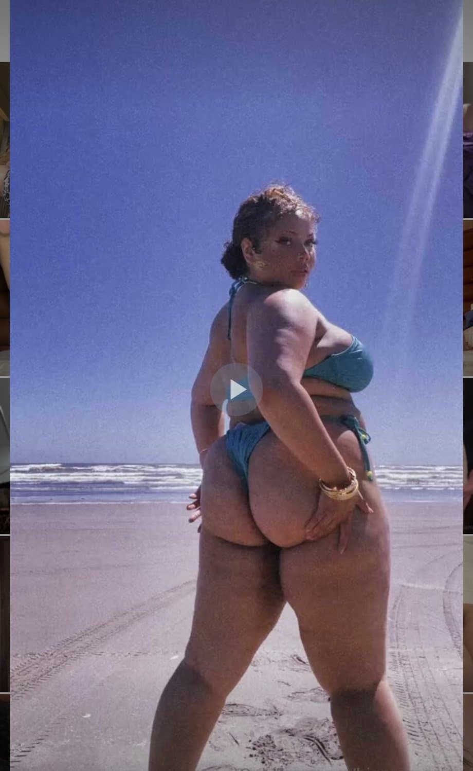 Sexy Redbone BBW twerking off the henny