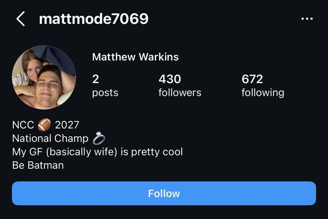 Matthew Warkins Bolingbrook