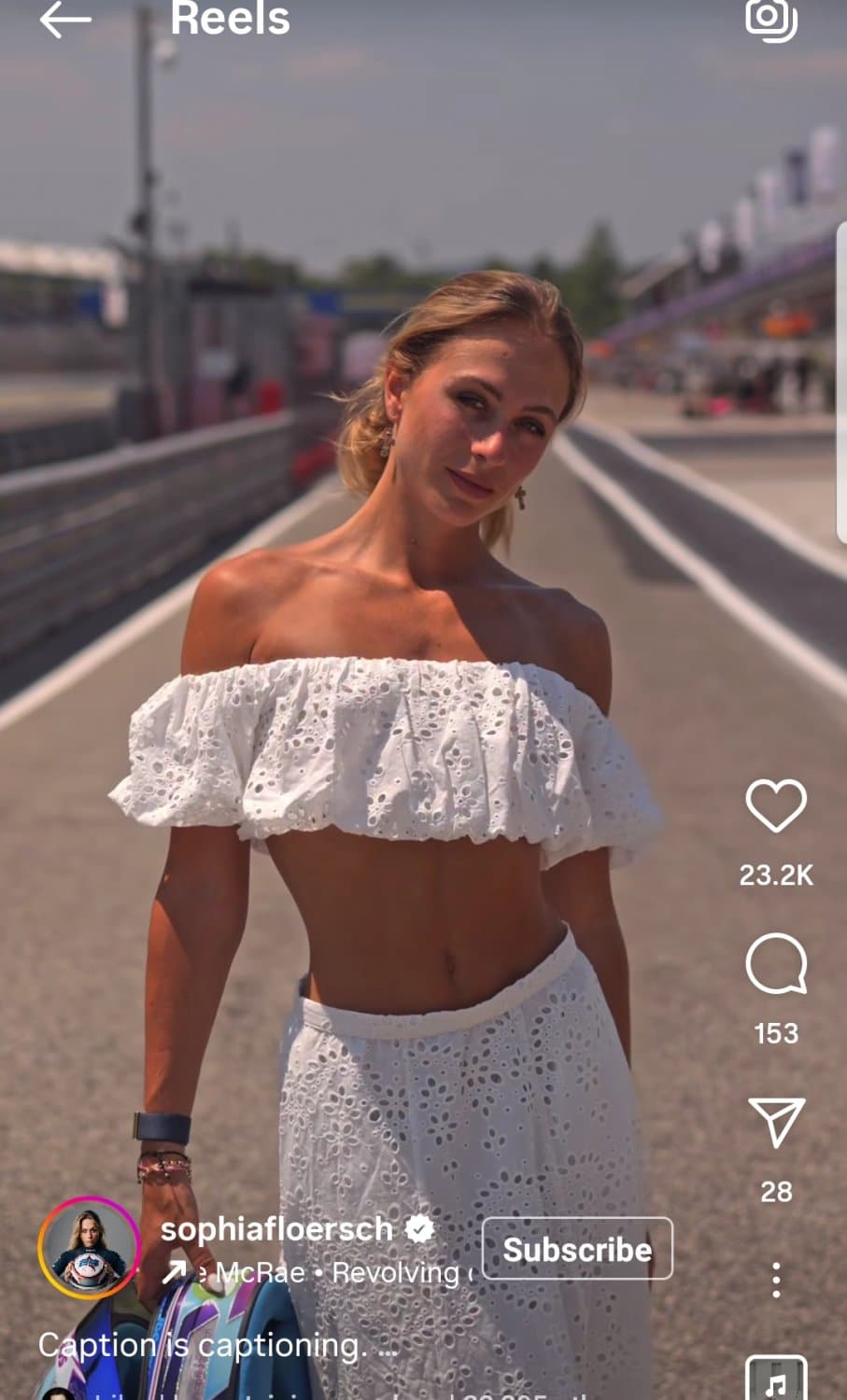 Hot racing driver Sophia Flörsch