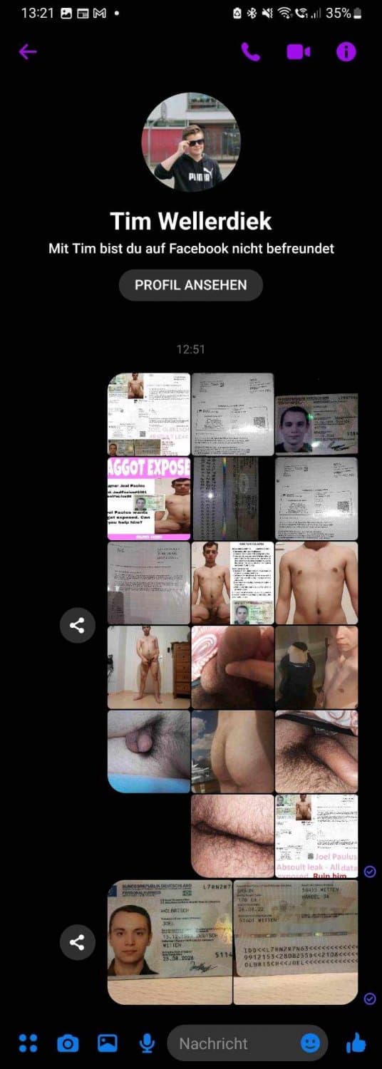 Joel paulus nude Id chat leak