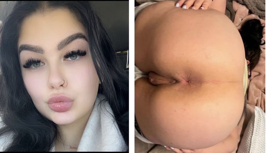 The face vs the spread ass ! Pretty bitch ruined ! Thick juicy white pawg ass