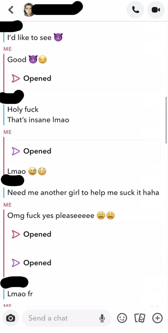 Big dick reaction