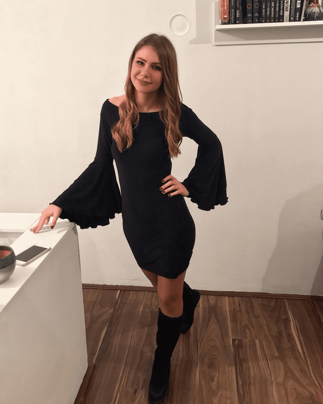 Submission - Flat Chested Bitch Jelena Showing Off Hot Body