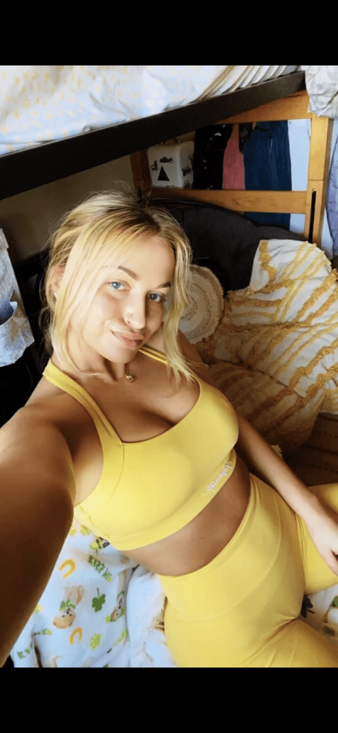 Jealous of walkin in on this guy in my dorm slapping and sliding his hard cock between her nice tits