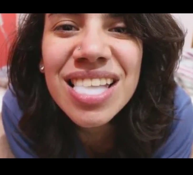 Brazillian cumplay and swallow